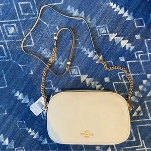 NWT Coach Isla Crossbody Purse w Chain & Leather Detachable Strap